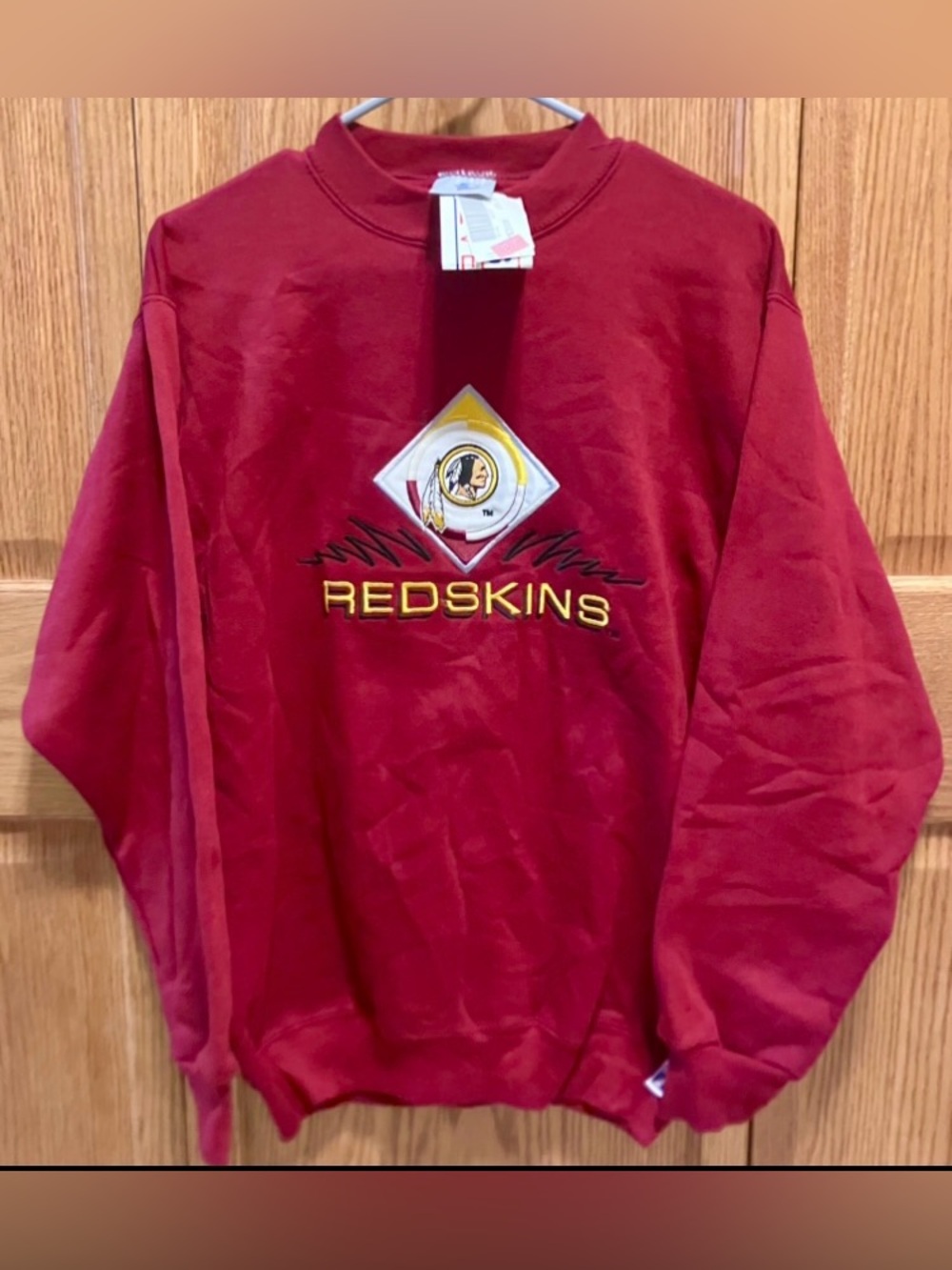 Vintage NFL 1990s Logo 7 Washington Redskins Crewneck Sweatshirt Sz M NWT NICE